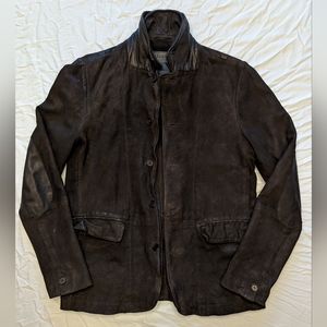 AllSaints // Goatskin Leather Blazer // M